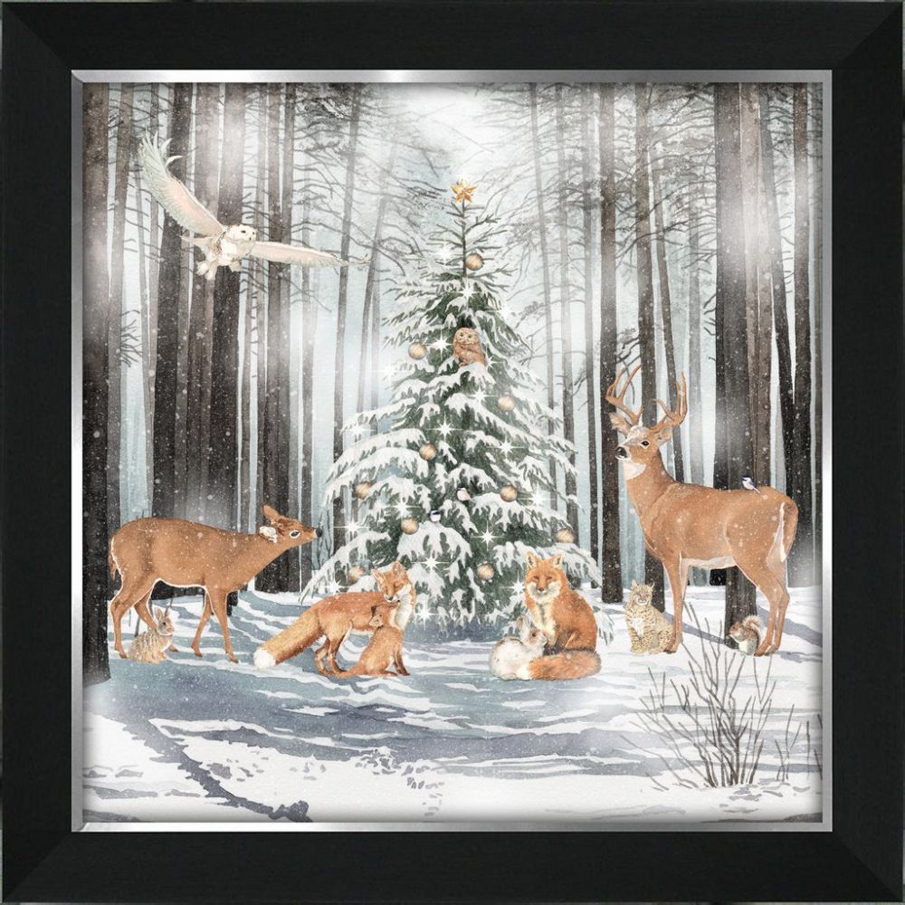 Woodland Christmas Framed Print 18