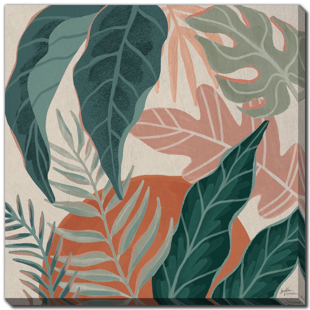Warm Tropic II - Embellished Canvas Print