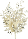 Decorative Champagne Glitter Fern Stem