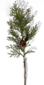 Decorative Cedar/ Pine Cone Stem