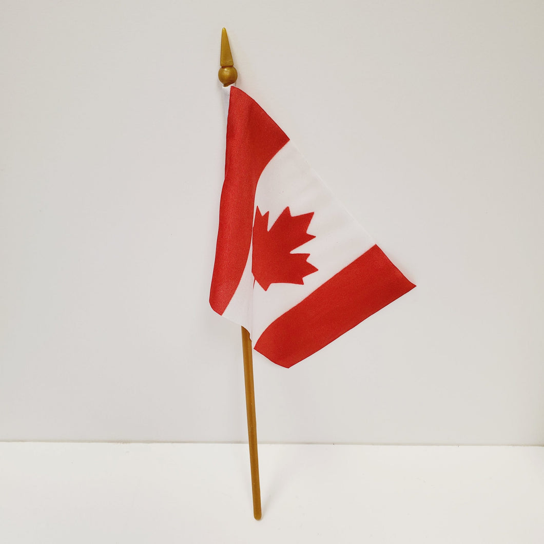 Canadian Flag on Post - 12