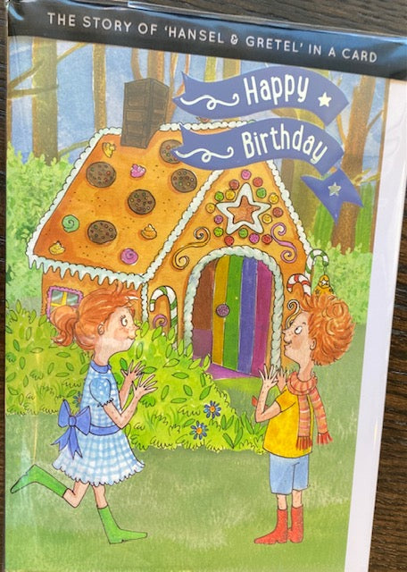 Fairy Story Birthday Cards - Hansel & Gretel - Happy Birthday