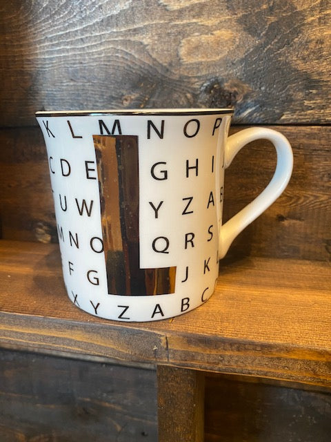Alphabet Mugs