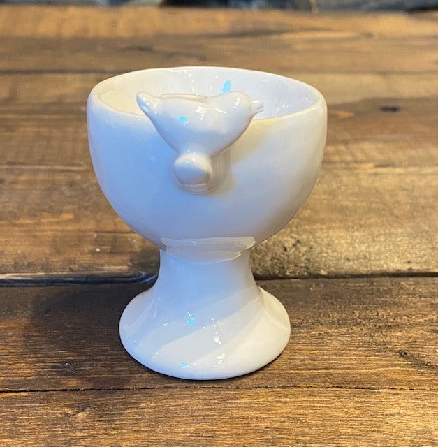 Egg Cup with Bird