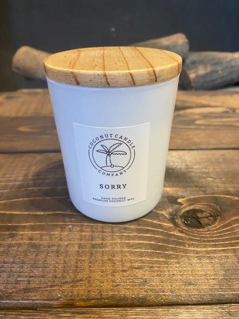 Hand Poured Coconut Wax Candle with Cedar Wick - Jar