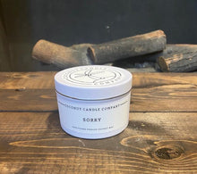 Load image into Gallery viewer, Hand Poured Coconut Wax Candle with Cedar Wick - Tin
