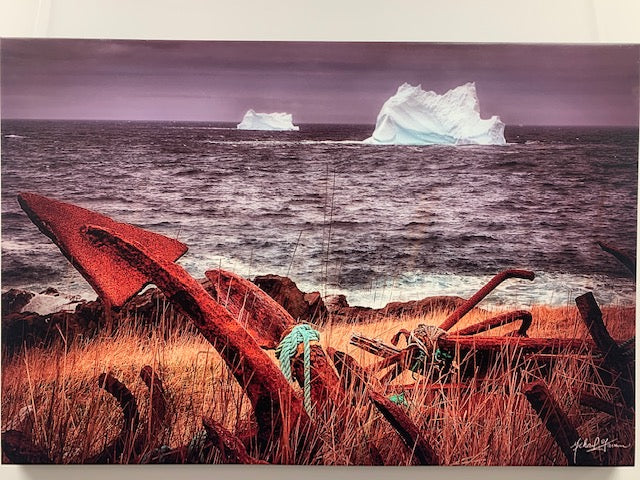 Anchor & Icebergs Art Work