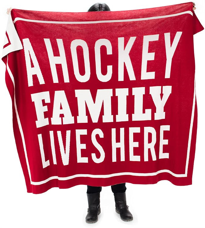 Blanket - A Hockey Family Lives Here