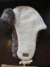 Load image into Gallery viewer, Fuzzy Knit Trappers Hat - Assorted
