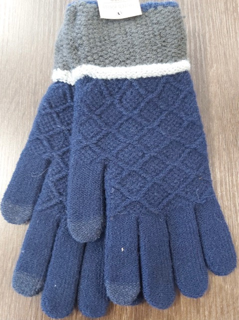 Men's Knit Gloves - Assorted