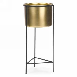 Gold Planter with Stand