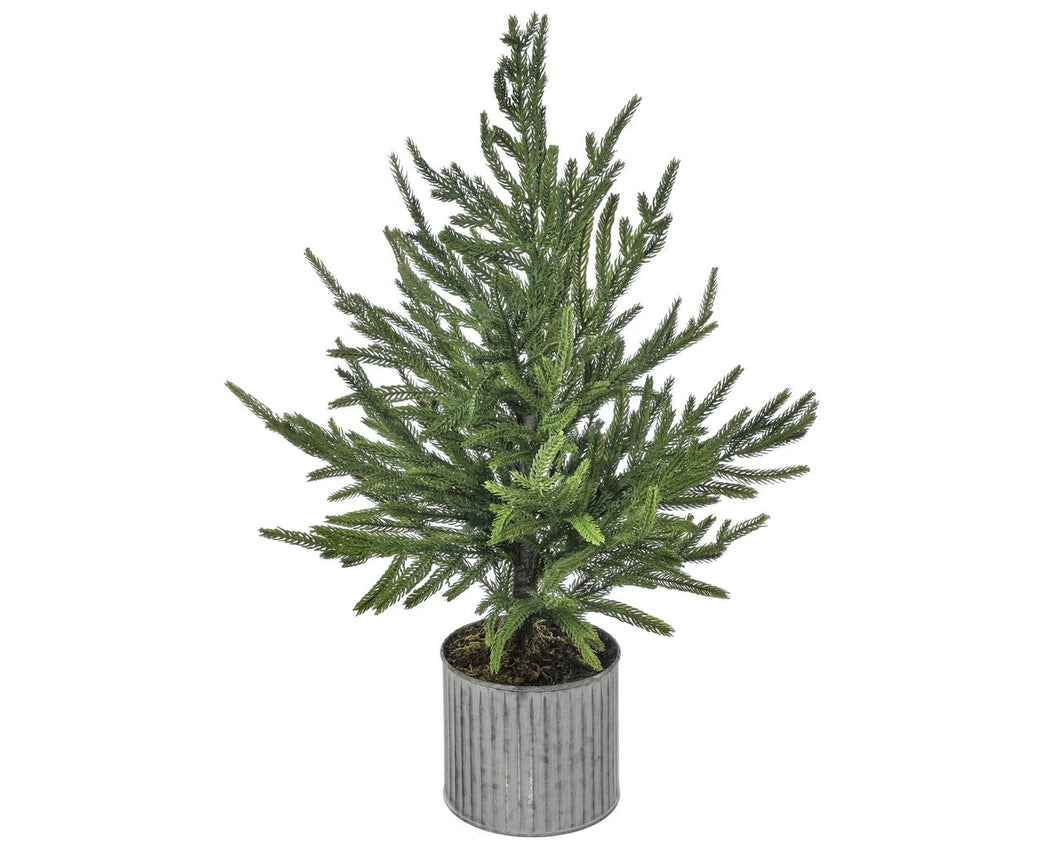 Real Touch Norfolk Pine Tree - Potted - 28