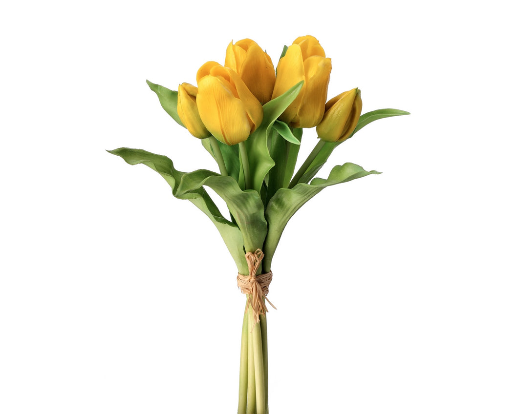 Real Touch Tulip Bundle - Yellow