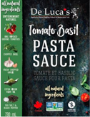 De Luca's Tomato Basil Pasta Sauce