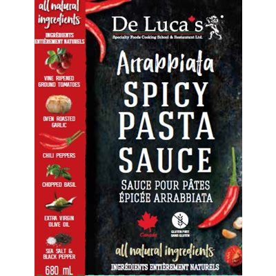 De Luca's Arrabbiata Pasta Sauce