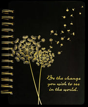 Load image into Gallery viewer, Be The Change Hardcover Journal with Foil Detail
