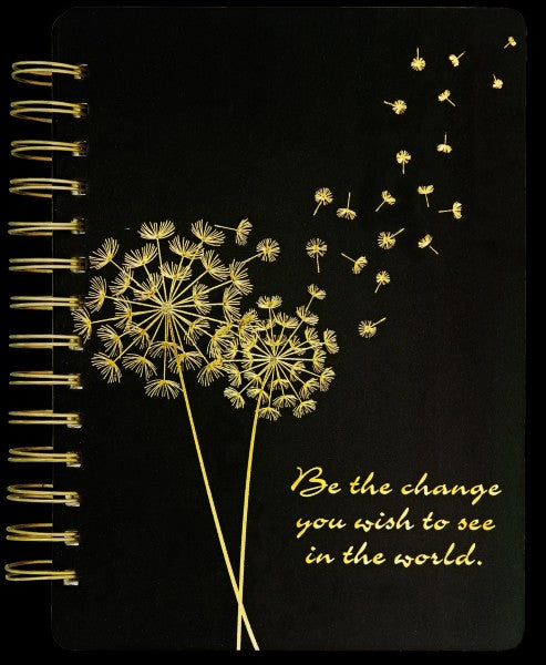 Be The Change Hardcover Journal with Foil Detail