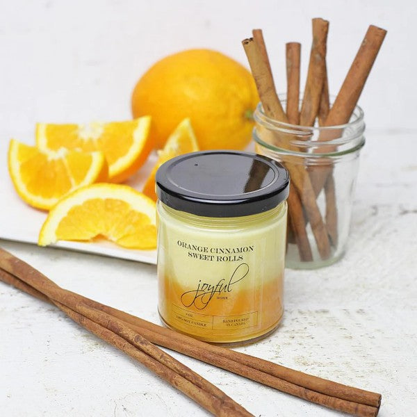 Orange Cinnamon Sweet Rolls Soy Candle - 8oz