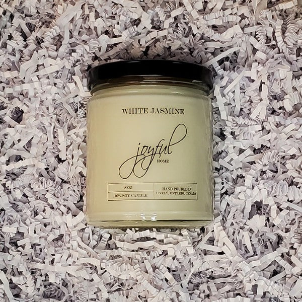 White jasmine - Soy Candle - 8oz