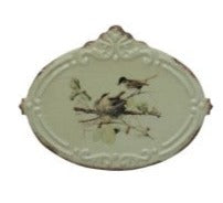 Antique Style Metal Box - 2 Birds