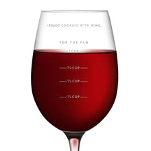 Load image into Gallery viewer, Sauced Wine Glass Measuring Cup
