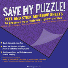 Load image into Gallery viewer, Save My Puzzle! Adhesive Puzzle Sheets
