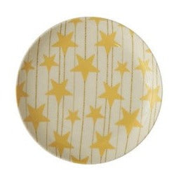 Stoneware Plate - Star Pattern