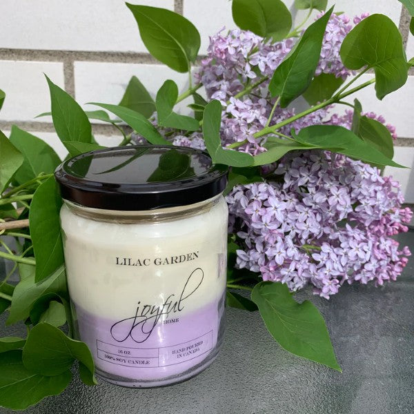 Lilac Garden Soy Candle - 16oz