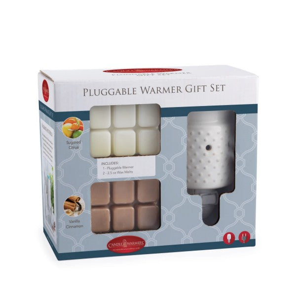 Pluggable Warmer with 2 Wax Melt - Gift Set