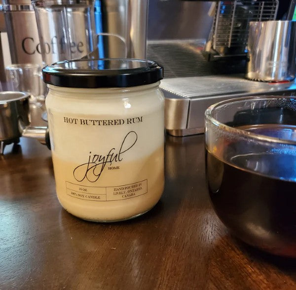 Hot Buttered Rum Soy Candle - 16oz