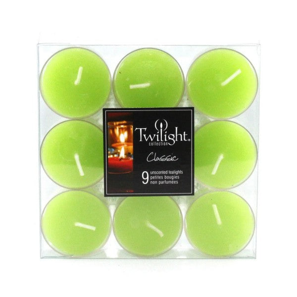 Twilight Collection Tealights (9pk)- Assorted Colors