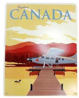 Vintage Canada Prints on Metal - 
