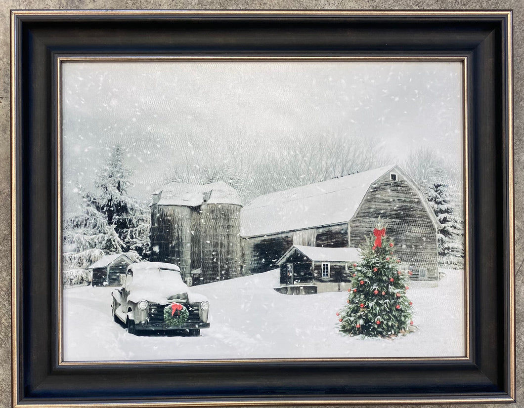 Farmhouse Christmas - Framed
