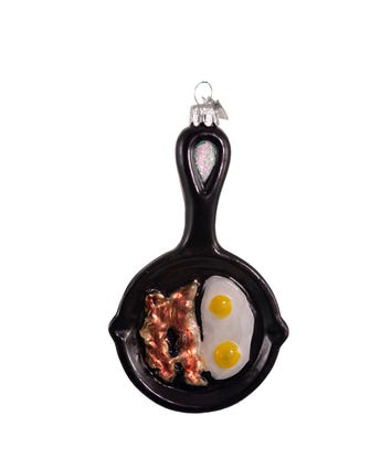Noble Gems Bacon and Eggs Ornament