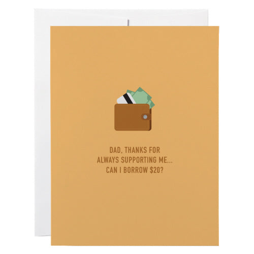Supportive Dad - Greeting Card